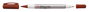 Sakura IDenti-Pen punta doble Marrón